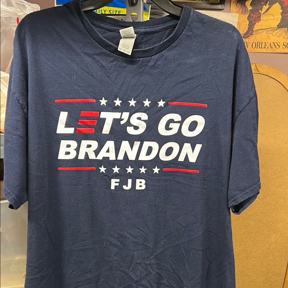 Gildan Blue Short Sleeve Tee Patriotic Design